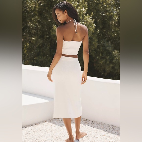 Anthropologie floral knit skirt set - Picture 2 of 2